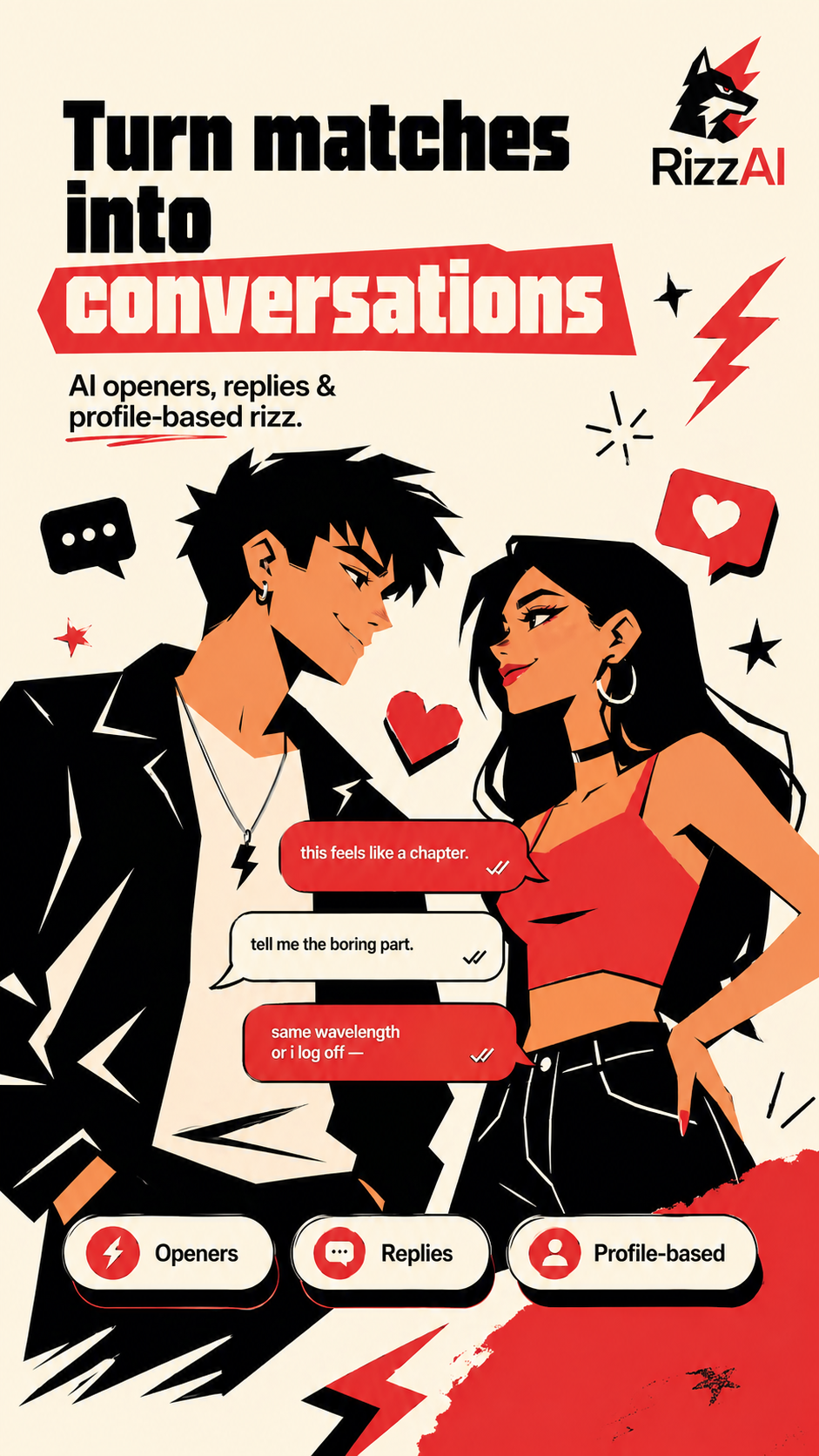 Turn matches into conversations